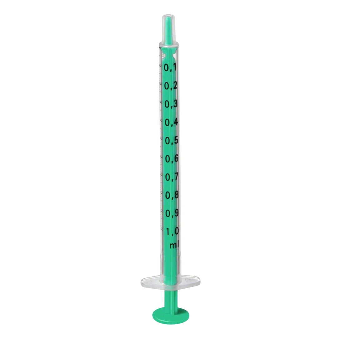 B Braun Inject-F Luer Solo Injectiespuiten, 1ml, 2-delig (100)
