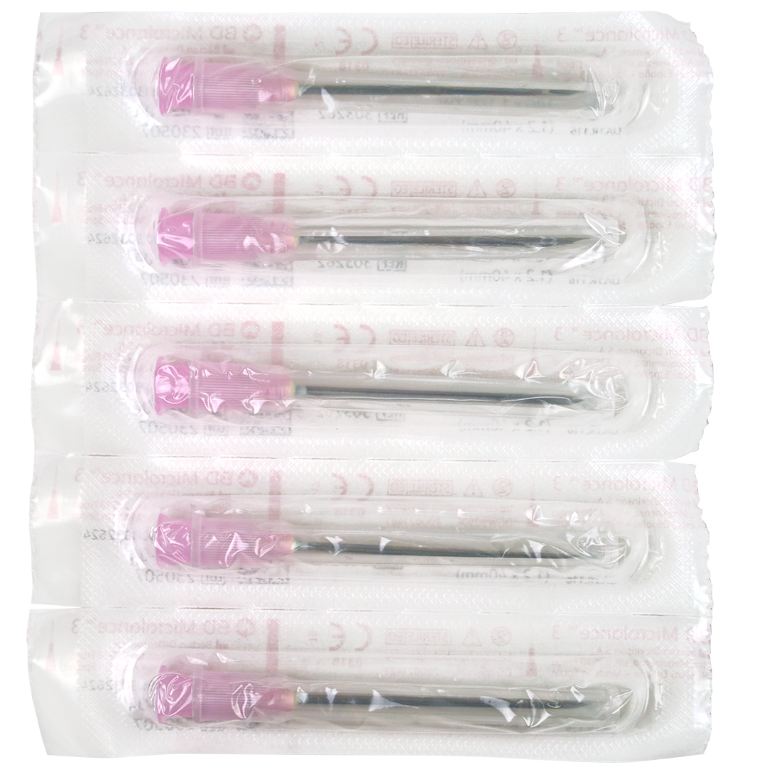BD Microlance 3 injectienaalden, 18G x 1 1/2″, 1.2mm x 40mm, roze (100)